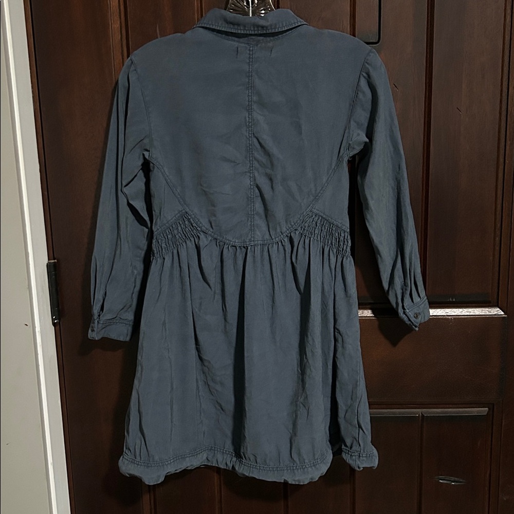 Kids Long-Sleeve Collared Dress - SZ: 9-10 - Picture 5 of 5